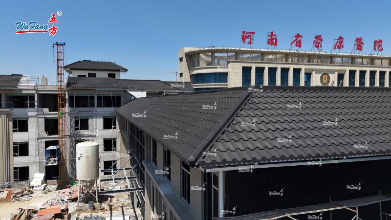 五方彩石金屬瓦的安裝案例